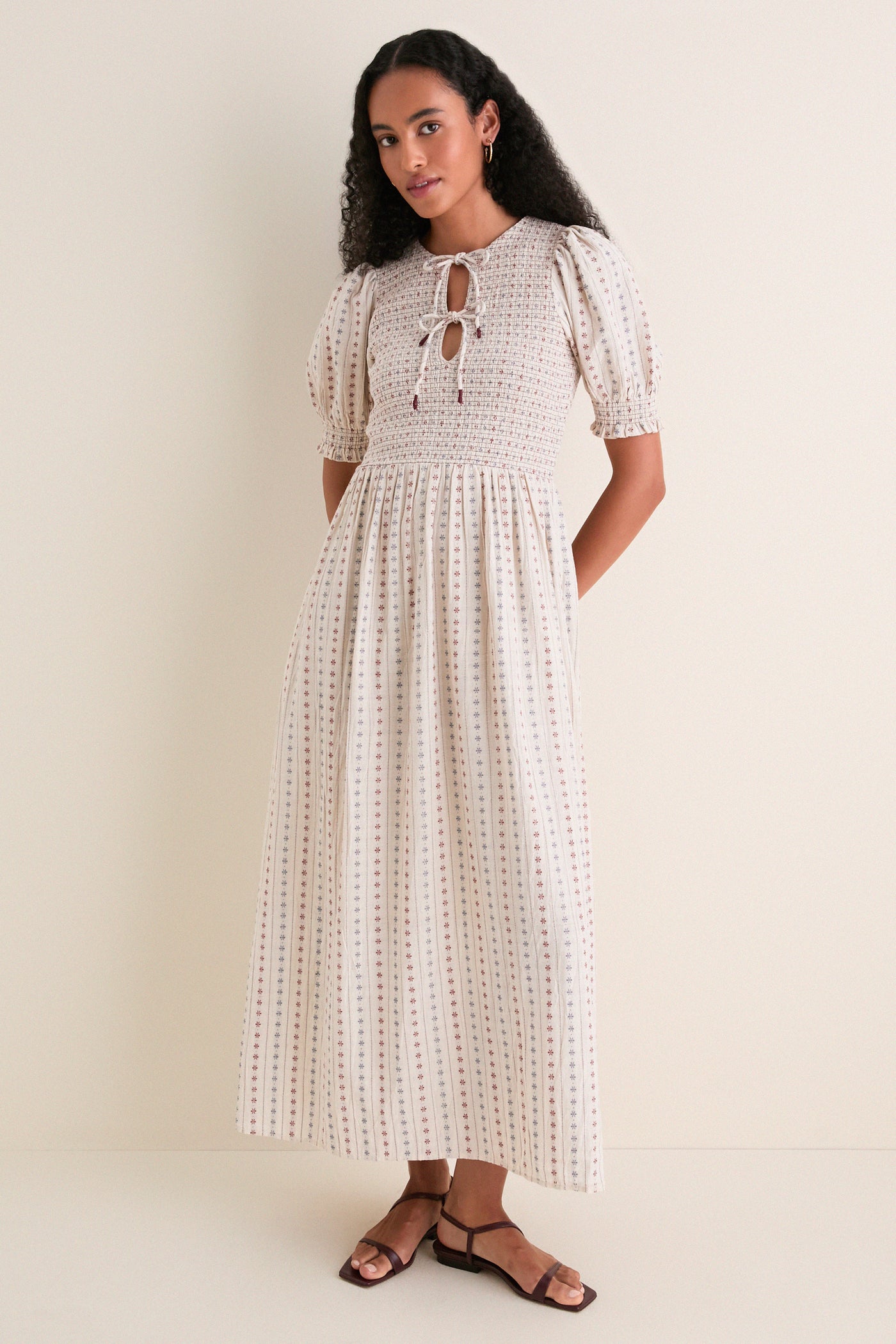 Multi Maribel Midi Dress