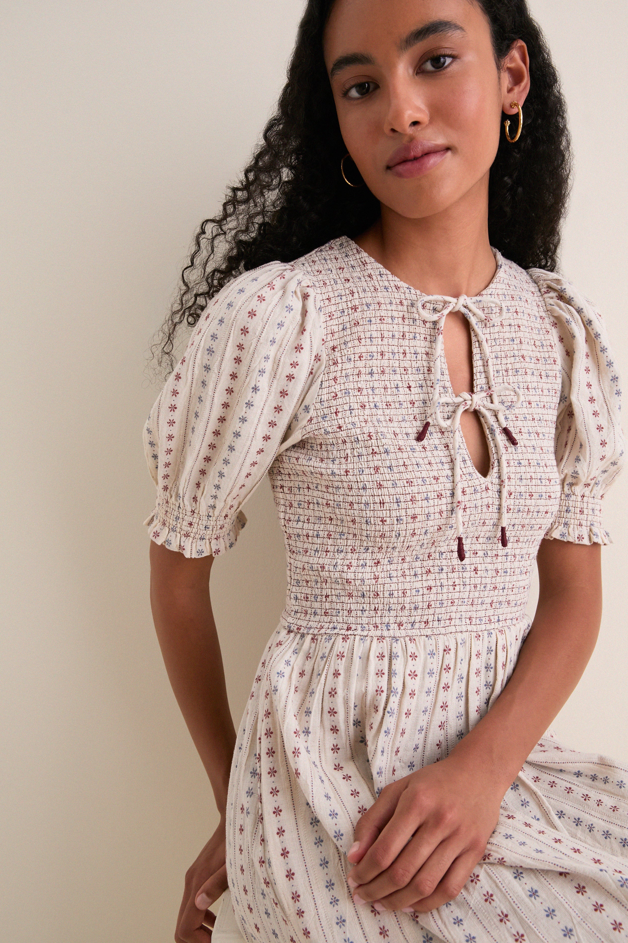 Multi Maribel Midi Dress