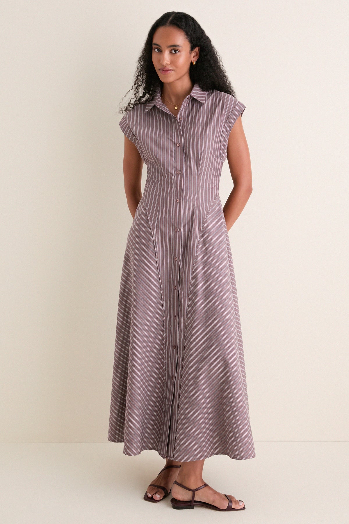 Chestnut Jora Midi Dress