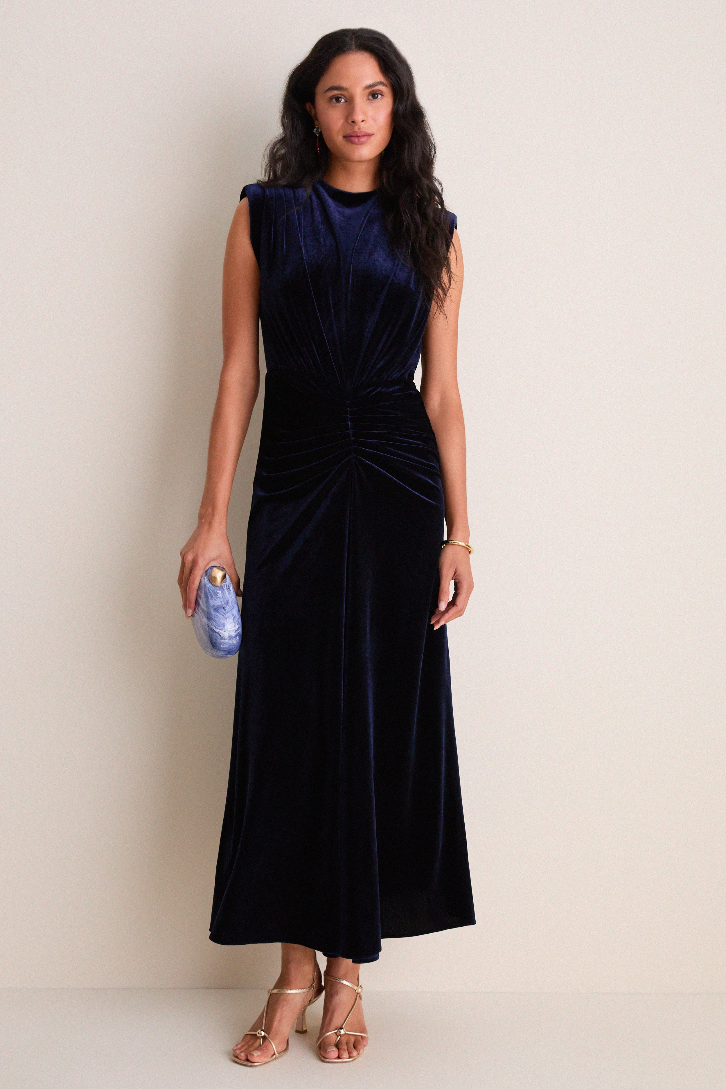 Exclusive Deep Navy Al Dress