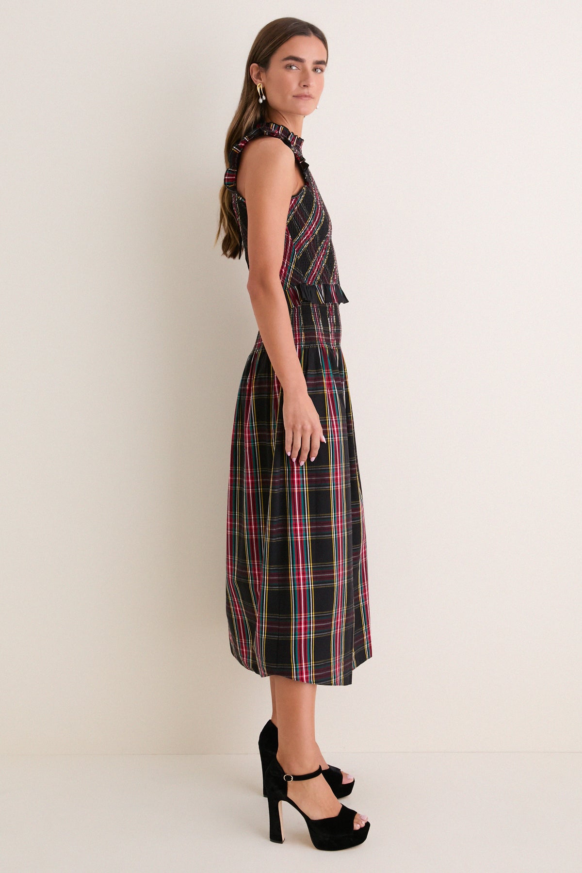Multi Plaid Bettina Set