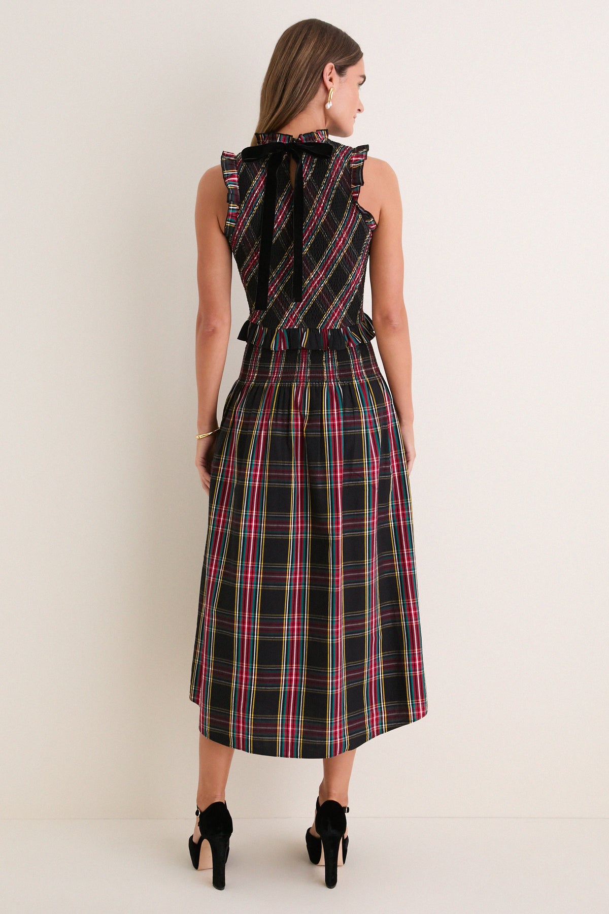 Multi Plaid Bettina Set