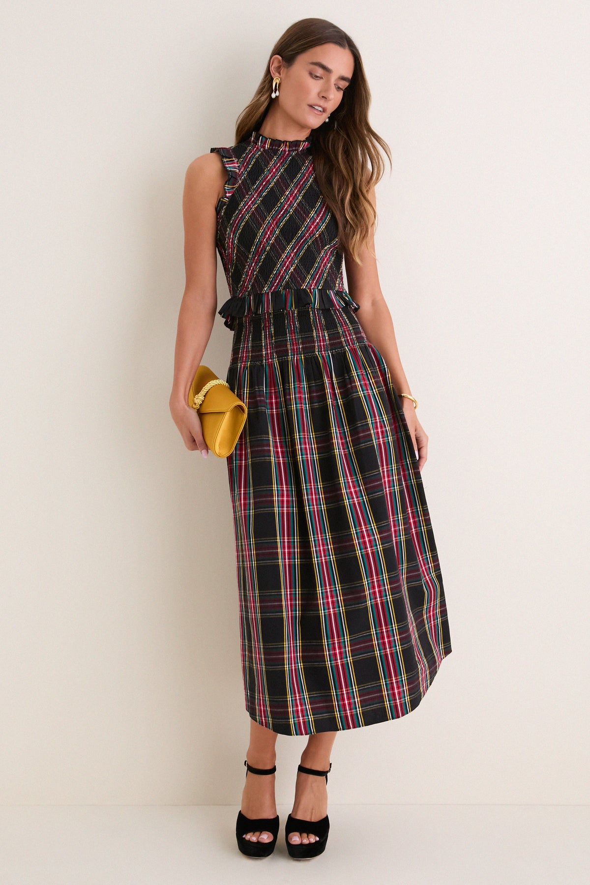 Multi Plaid Bettina Set