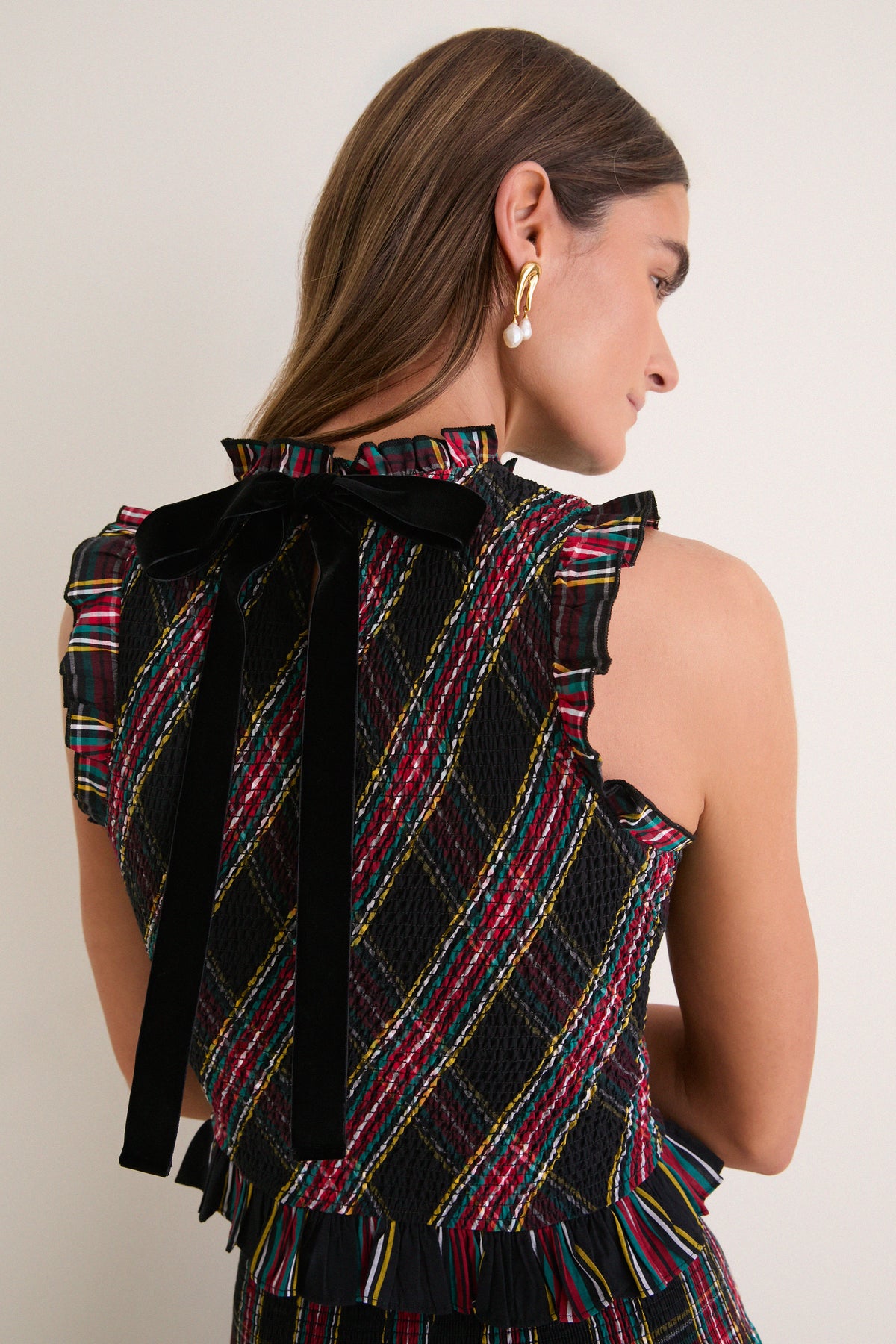 Multi Plaid Bettina Set