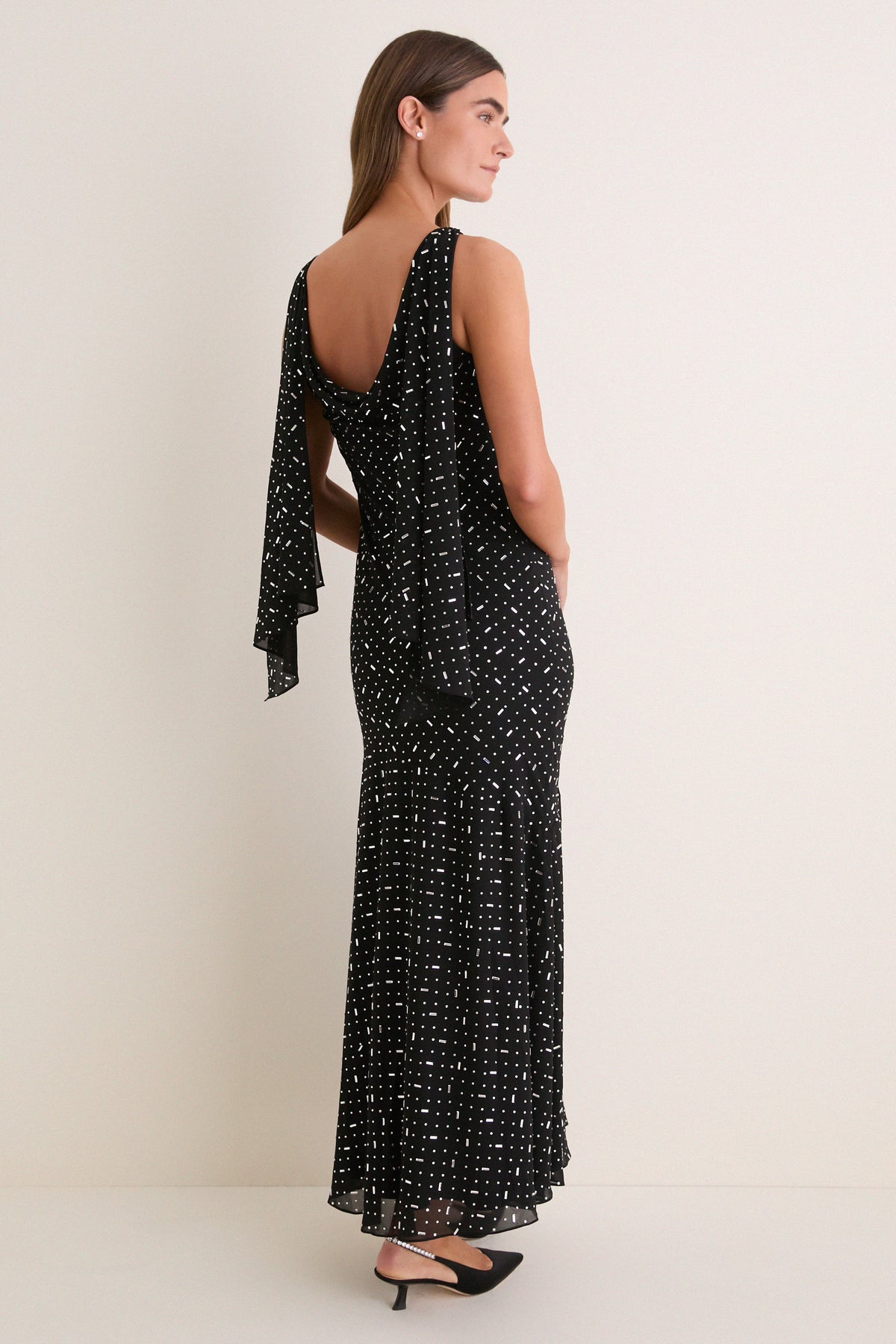 Black Elina Maxi Dress