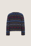 Navy Preston Knit Tie Front Cardigan