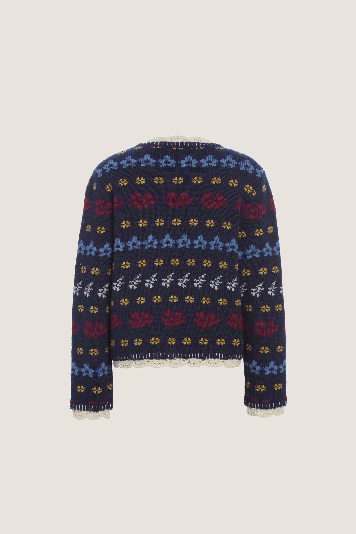 Navy Preston Knit Tie Front Cardigan