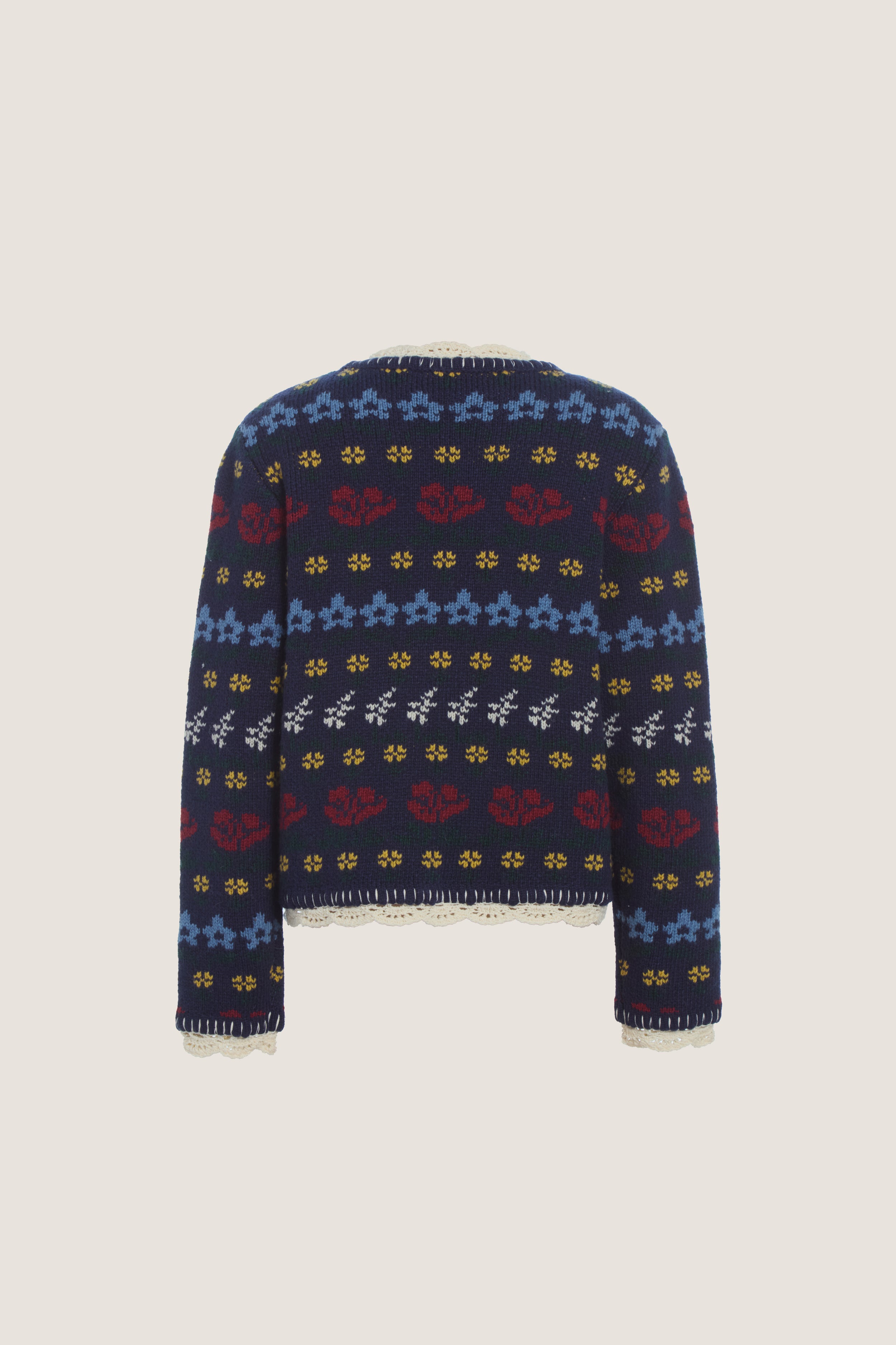 Navy Preston Knit Tie Front Cardigan
