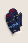 Navy Preston Knit Mittens