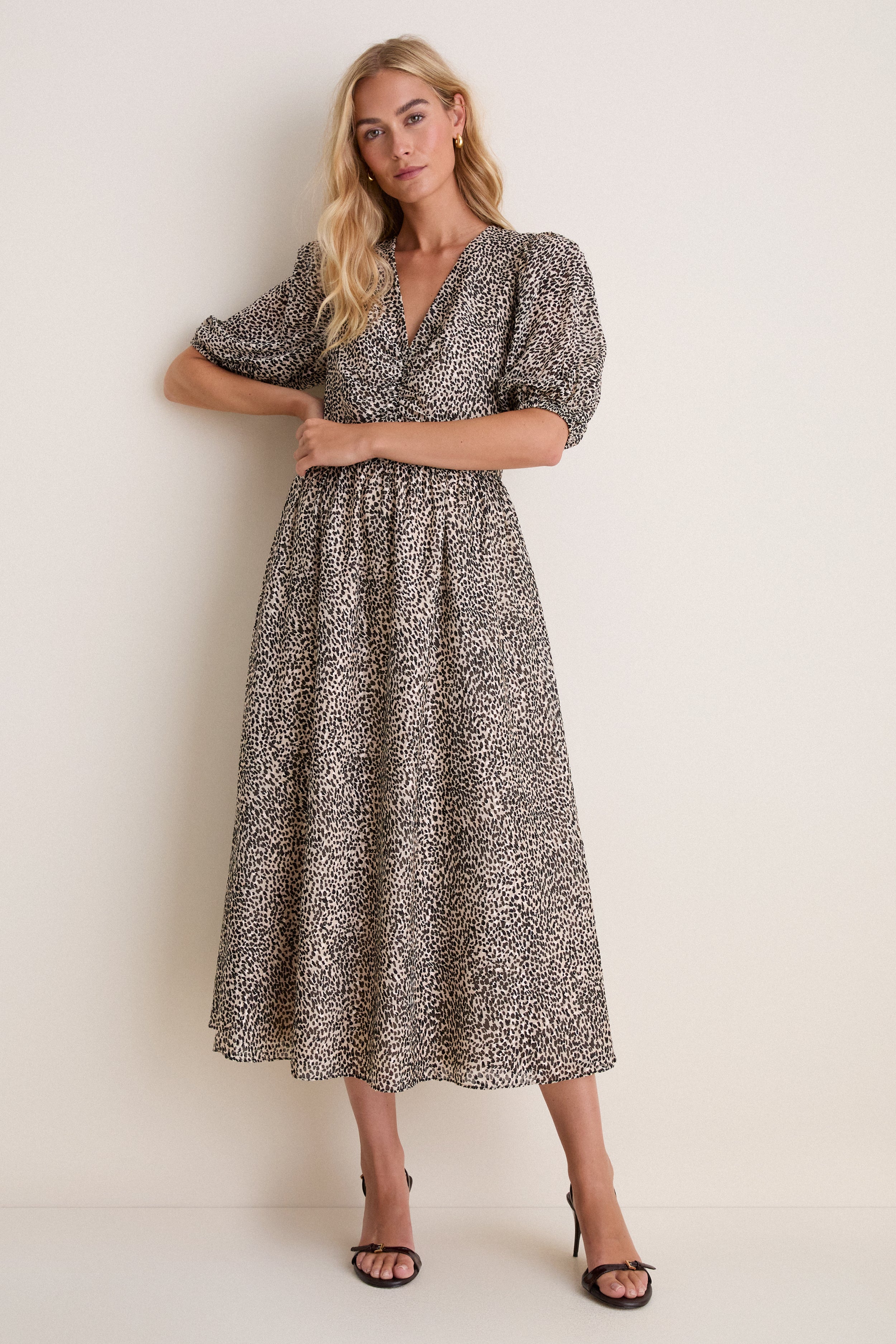 Charlize S/S Dress 2 / Cream | Women
