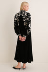 Black Shiloh Embroidery Maxi Dress
