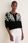 Black Shiloh Embroidery Long Sleeve Cardigan