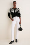 Black Shiloh Embroidery Long Sleeve Cardigan
