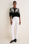 Black Shiloh Embroidery Long Sleeve Cardigan