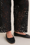 Black Shiloh Embroidery Jeans