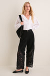 Black Shiloh Embroidery Jeans