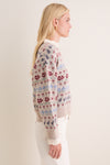 Cream Preston Knit Crew Neck Sweater
