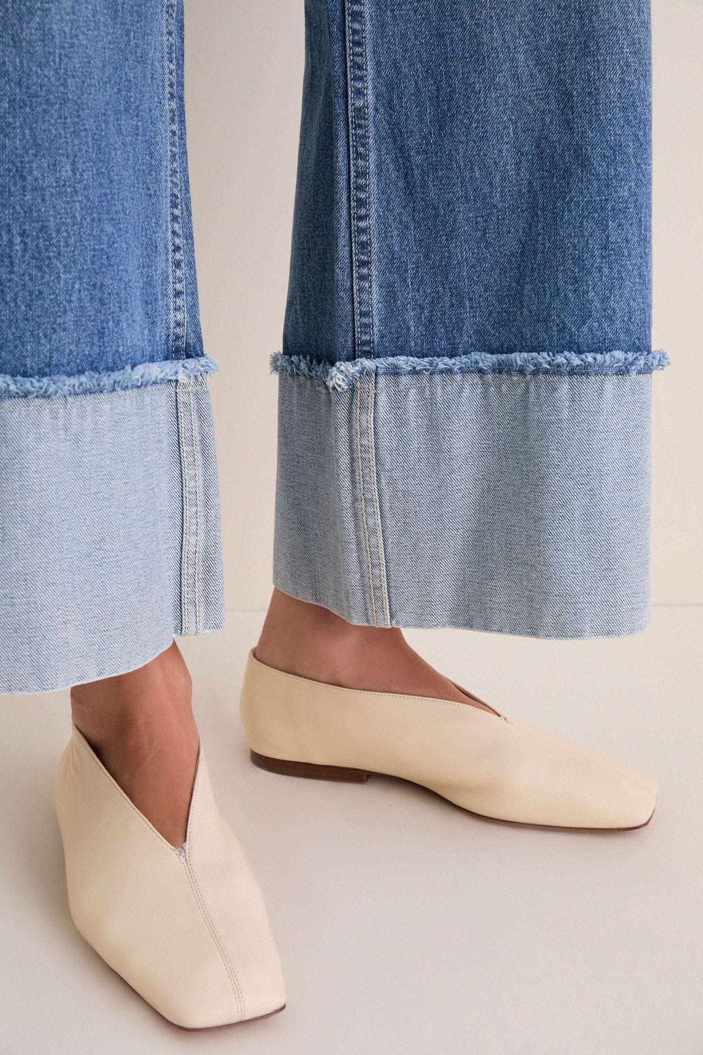 Blue Zayna Denim Straight Leg Jean