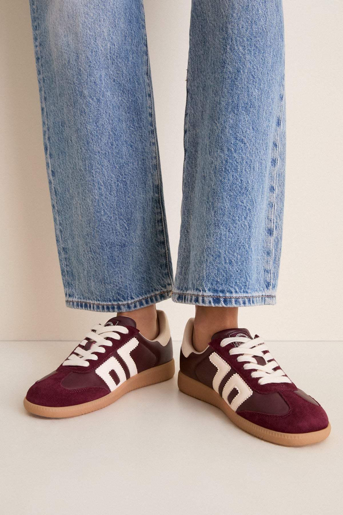 Wine Cream Cloud Sneakers