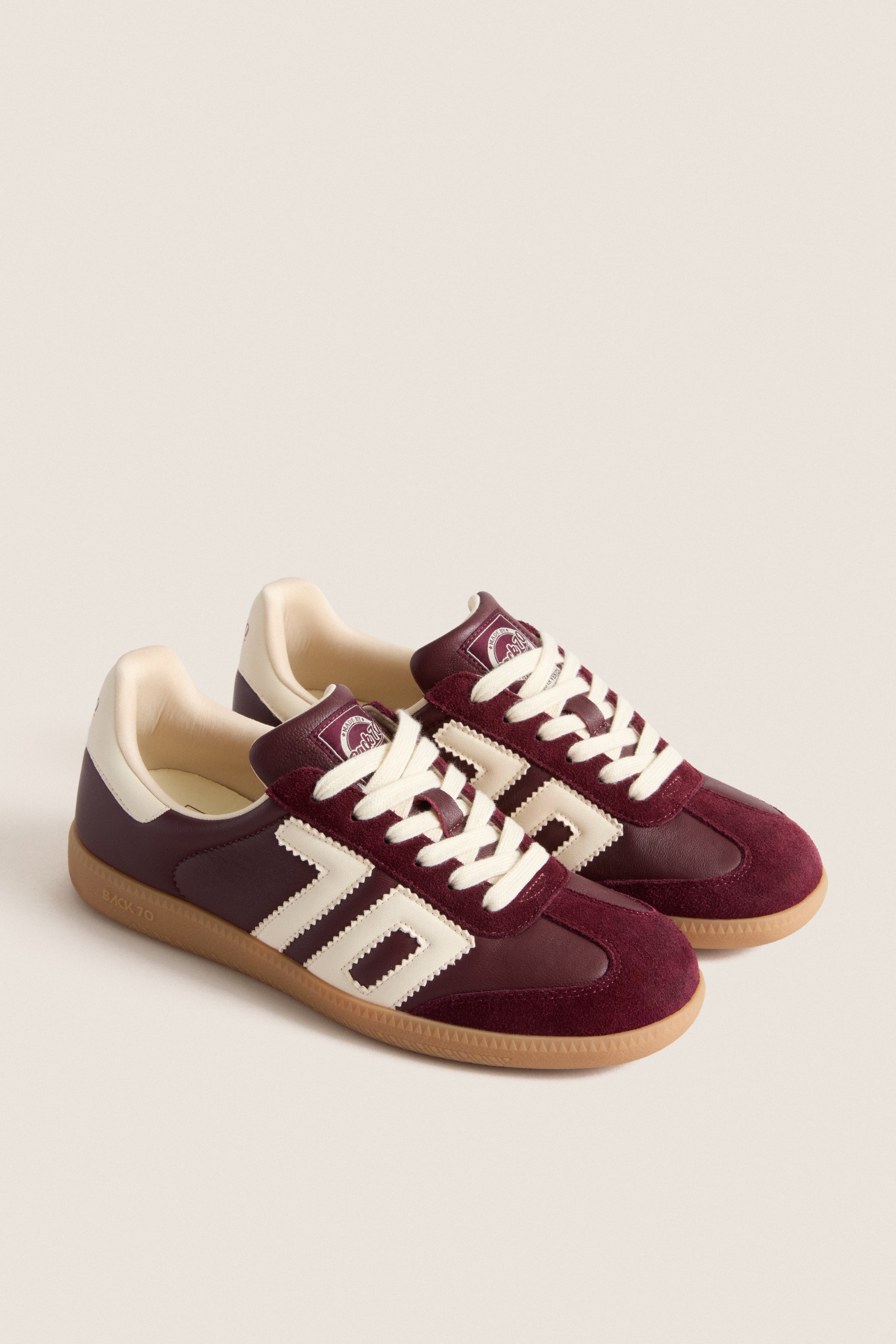 Wine Cream Cloud Sneakers