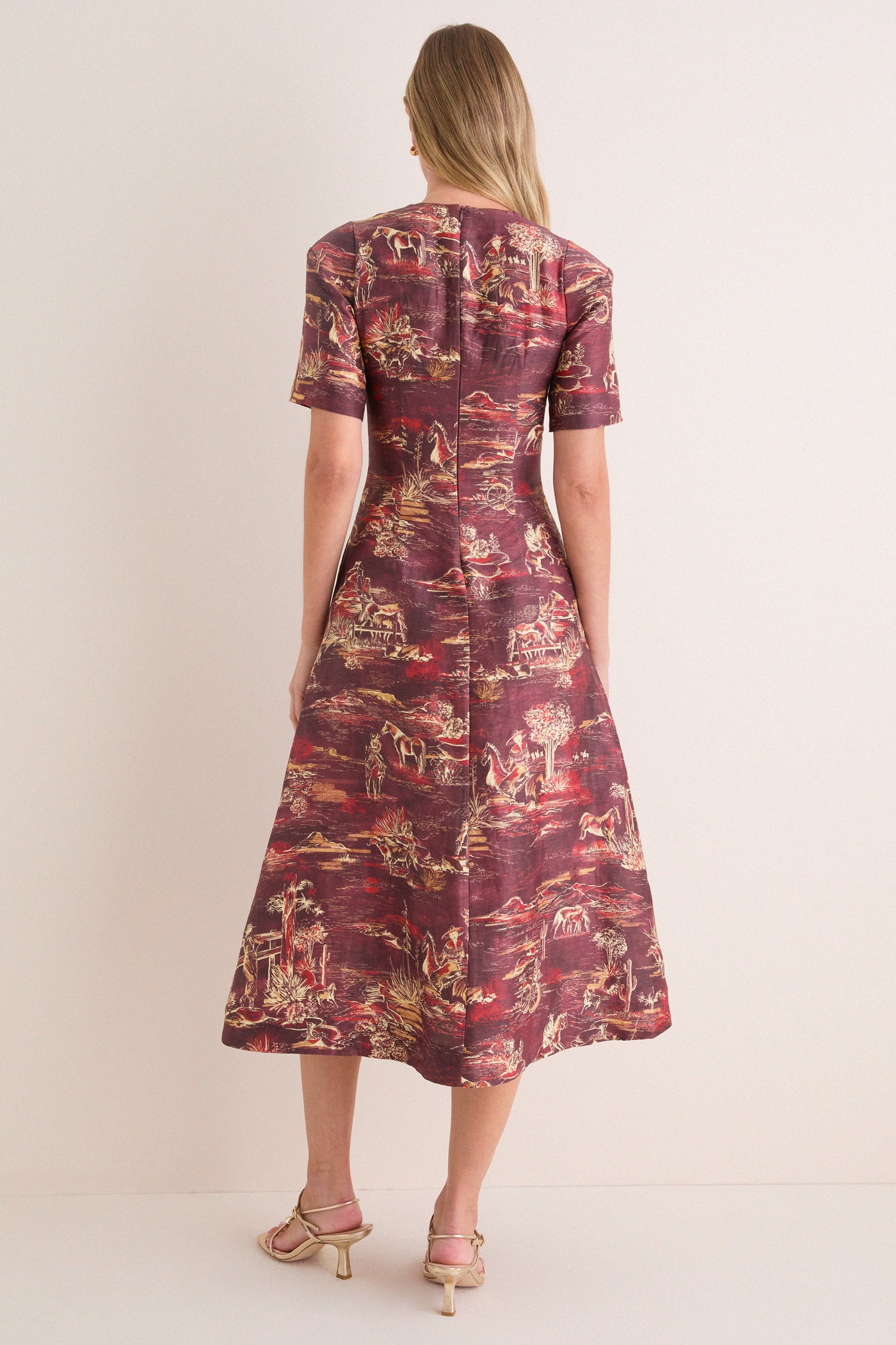 Chocolate Ezra Midi Dress