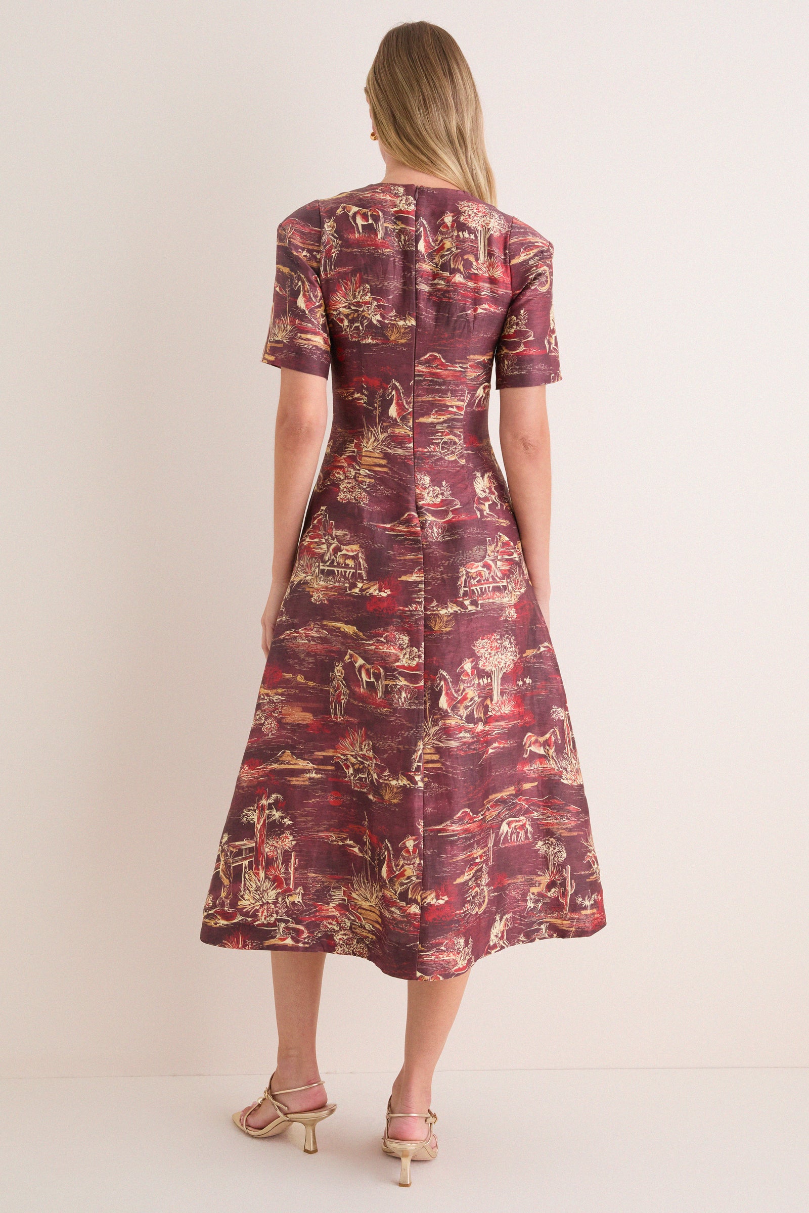 Chocolate Ezra Midi Dress