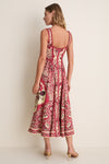 Red Kenny Midi Dress