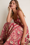 Red Kenny Midi Dress