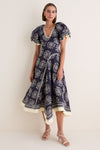 Ink Banderra Midi Dress