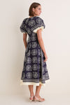 Ink Banderra Midi Dress