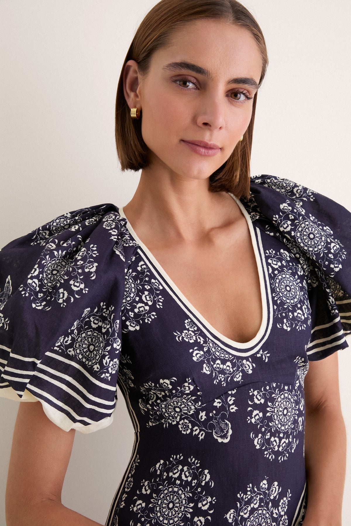 Ink Banderra Midi Dress