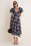 Ink Banderra Midi Dress