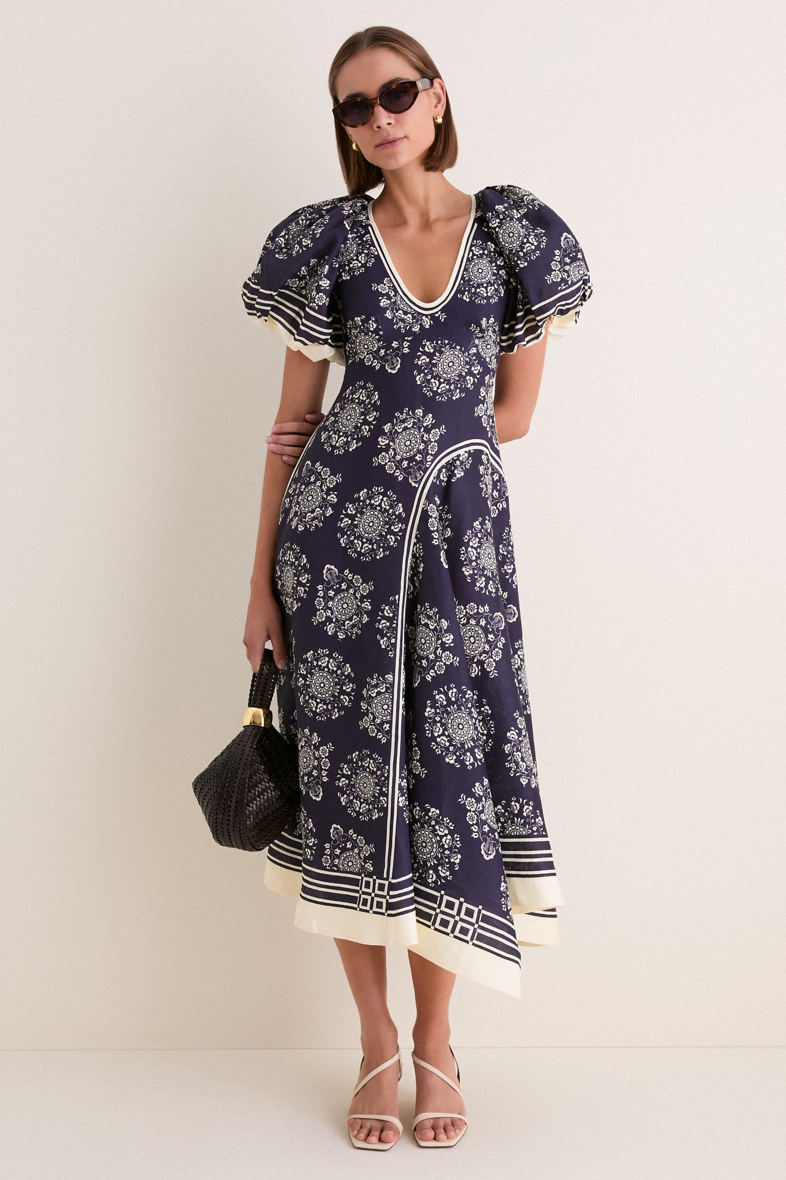 Ink Banderra Midi Dress