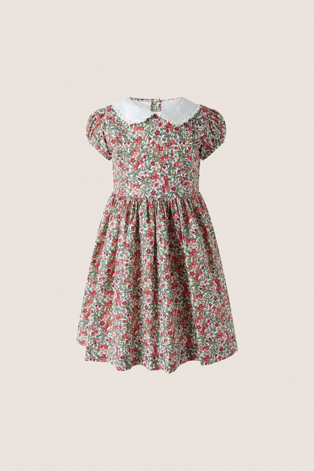 Botanical Frill Front Dress