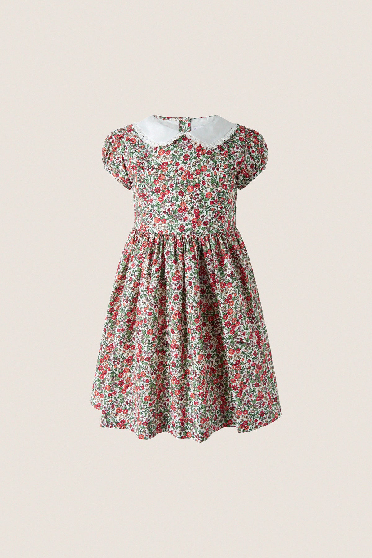 Botanical Frill Front Dress