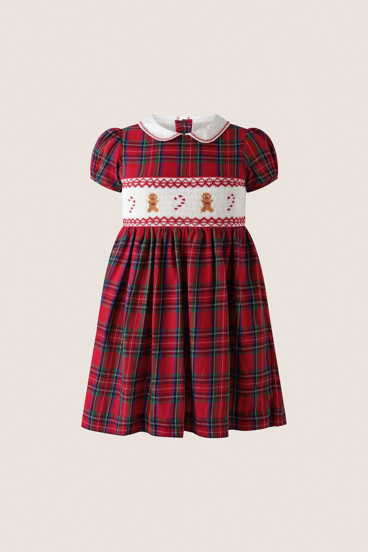 Gingerbread Smocked Dress