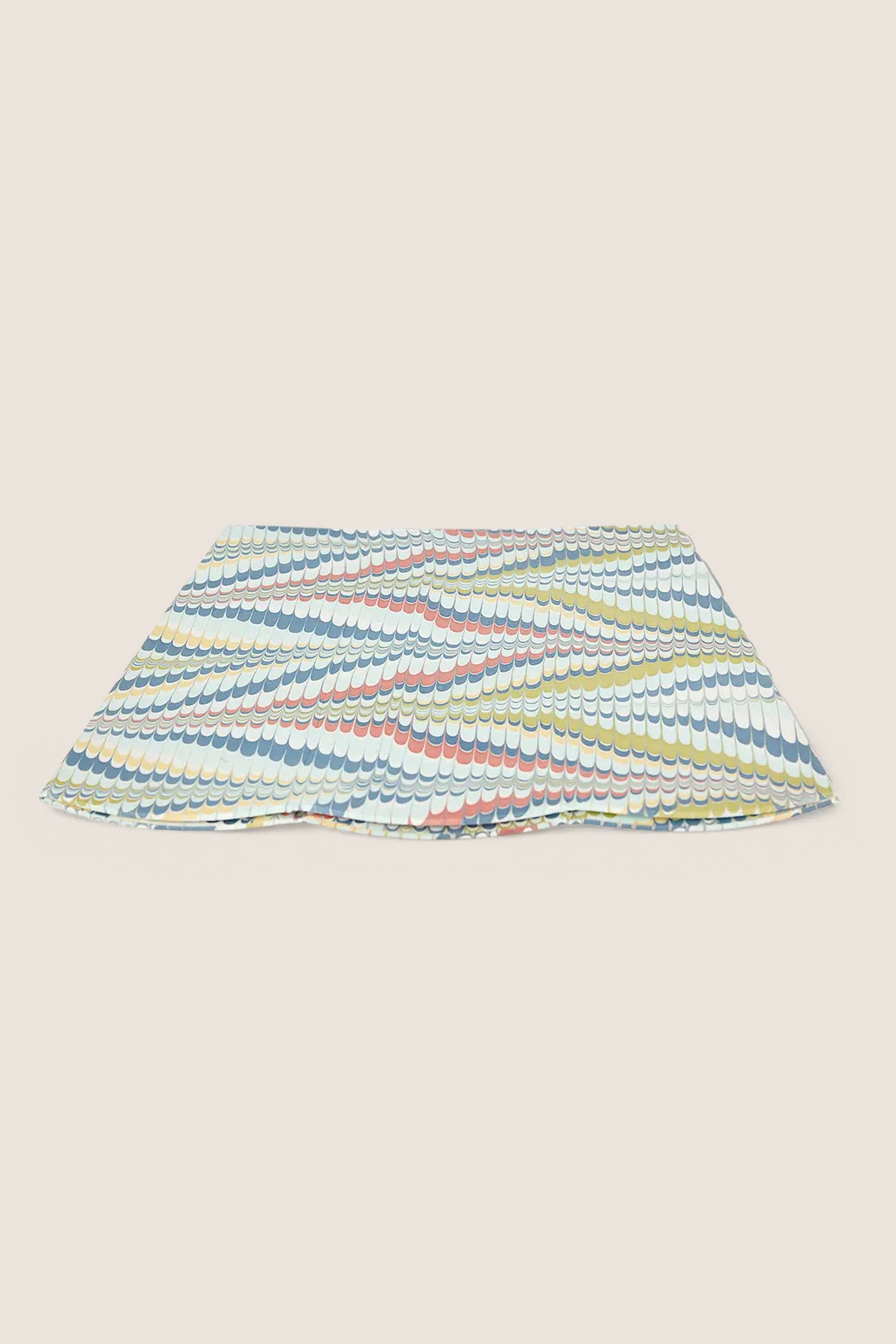 Ocean Mountain Marbled Scalloped Collapsible Basket