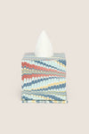 Ocean Mountain Hand Marbled Square Tissue Box
