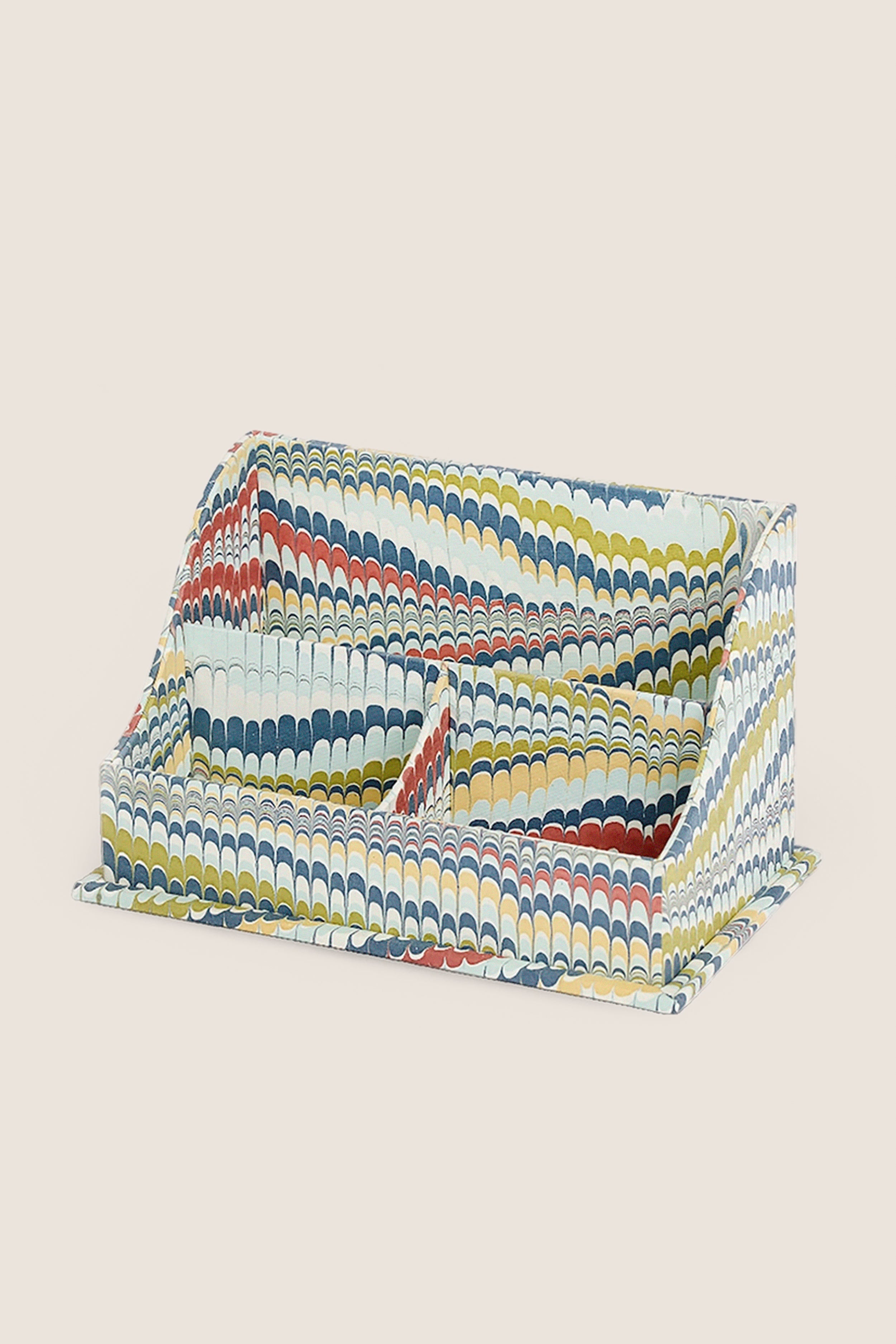 Ocean Mountain Marbled Wave Letter Sorter
