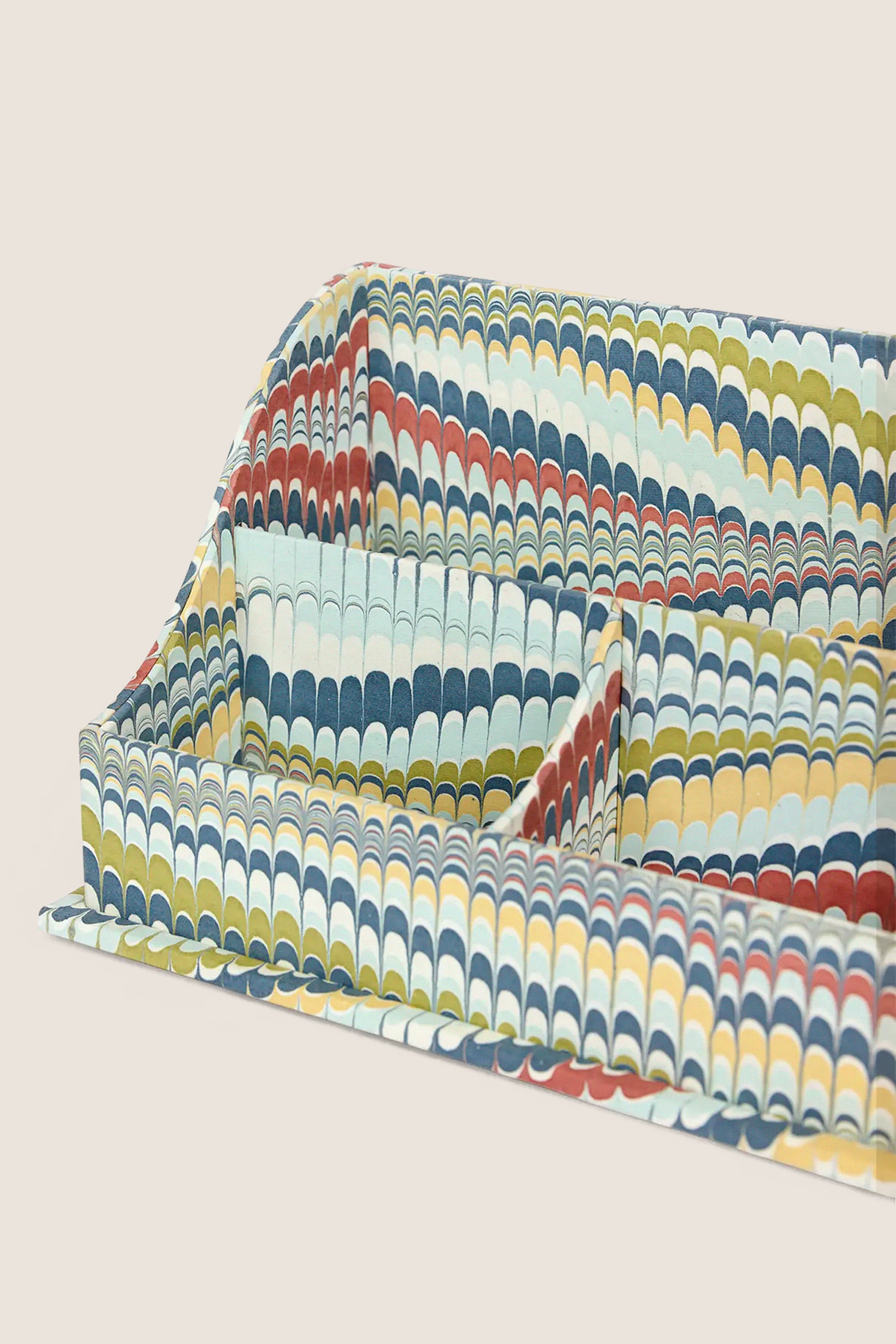 Ocean Mountain Marbled Wave Letter Sorter