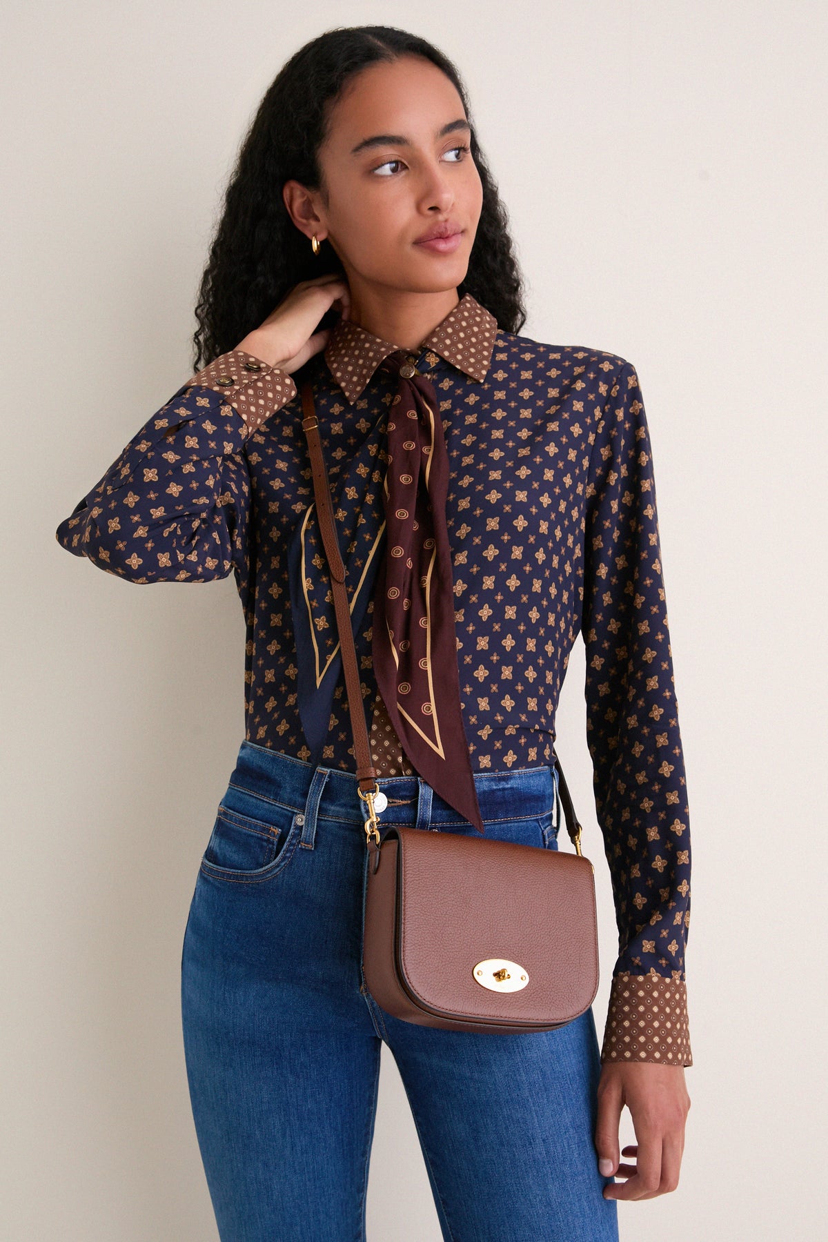 Oak Small Darley Satchel