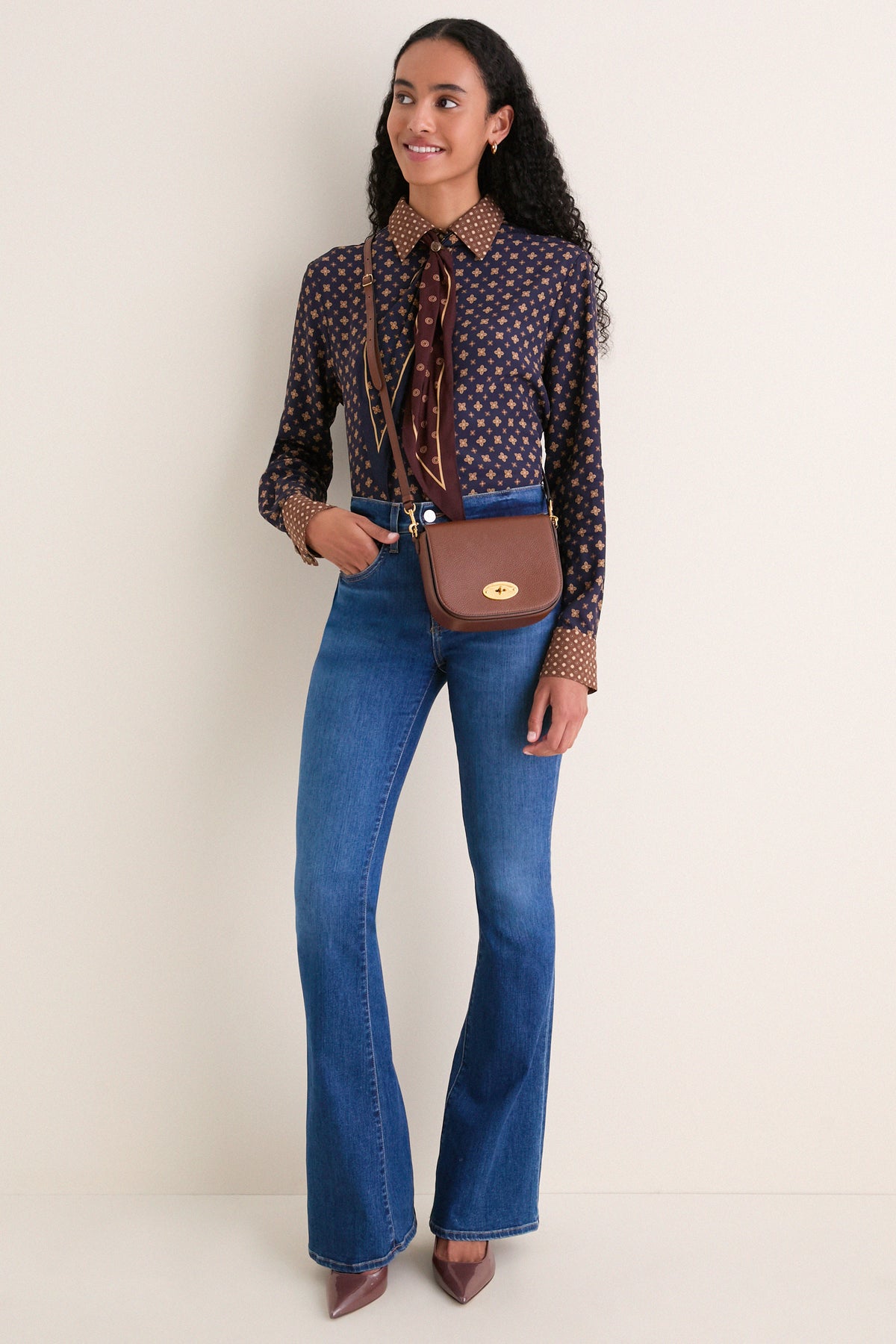 Oak Small Darley Satchel