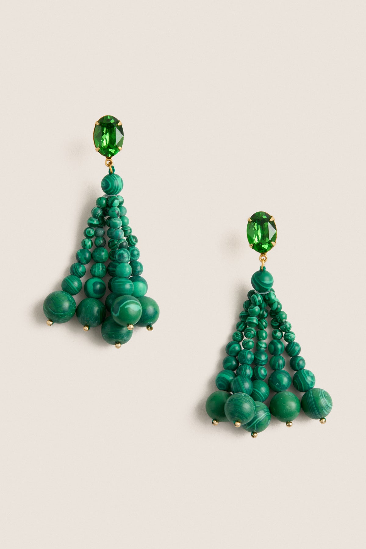 Malachite Elora Earrings