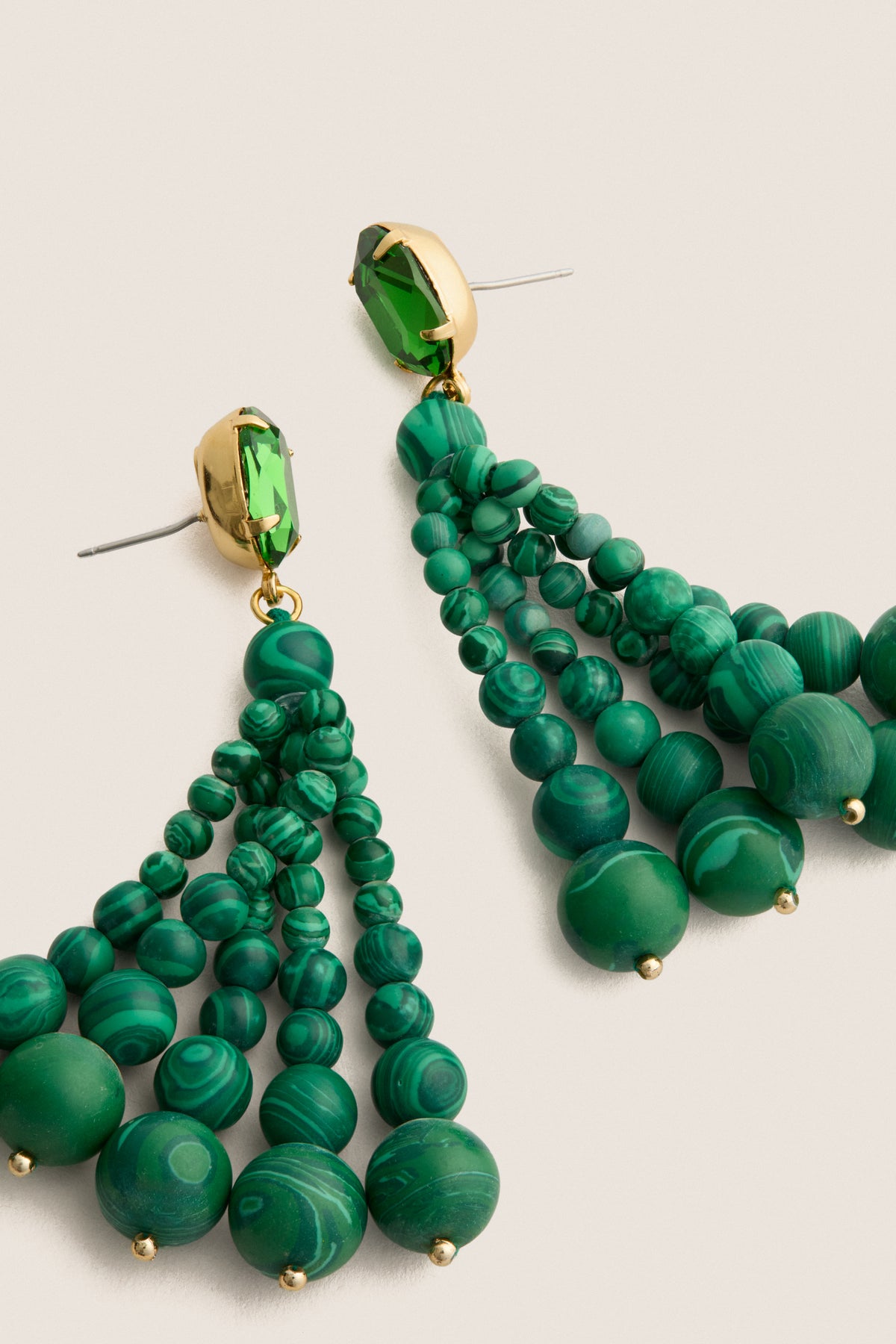 Malachite Elora Earrings