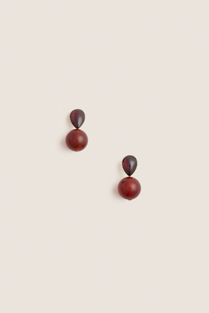 Carnelian Allison Earrings