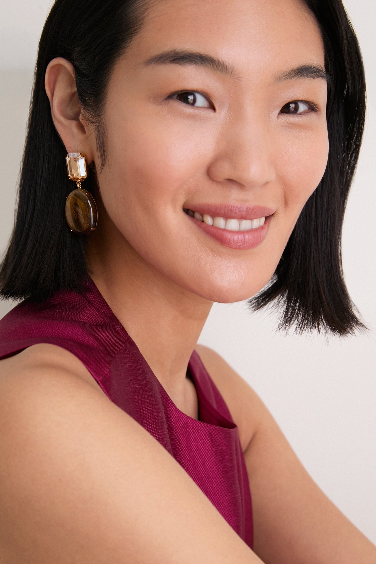 Tigers Eye Xiomara Earrings