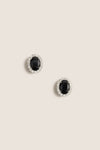 Jet Diana Stud Earrings