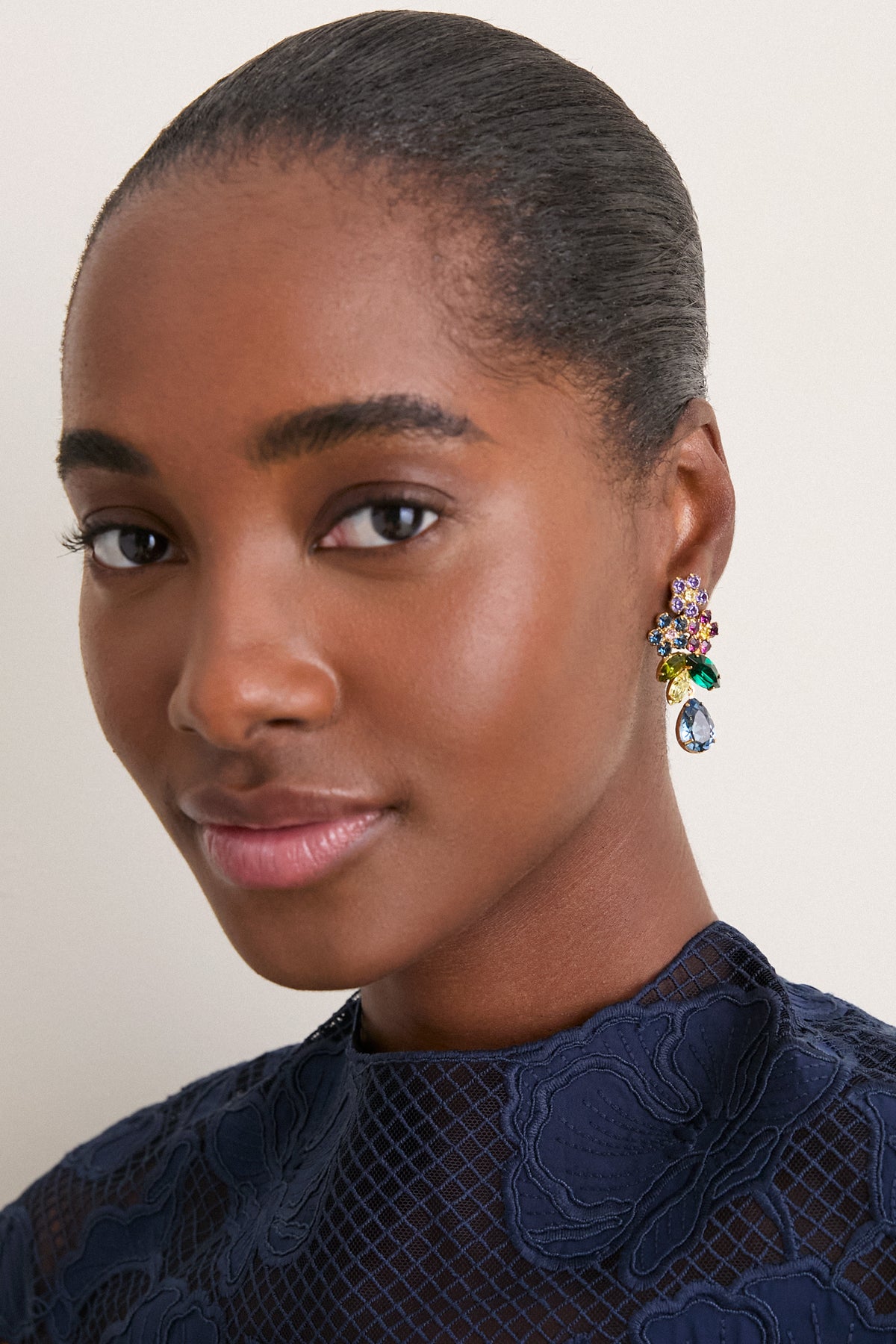 Peacock Bouquet Earrings