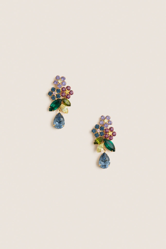 Peacock Bouquet Earrings