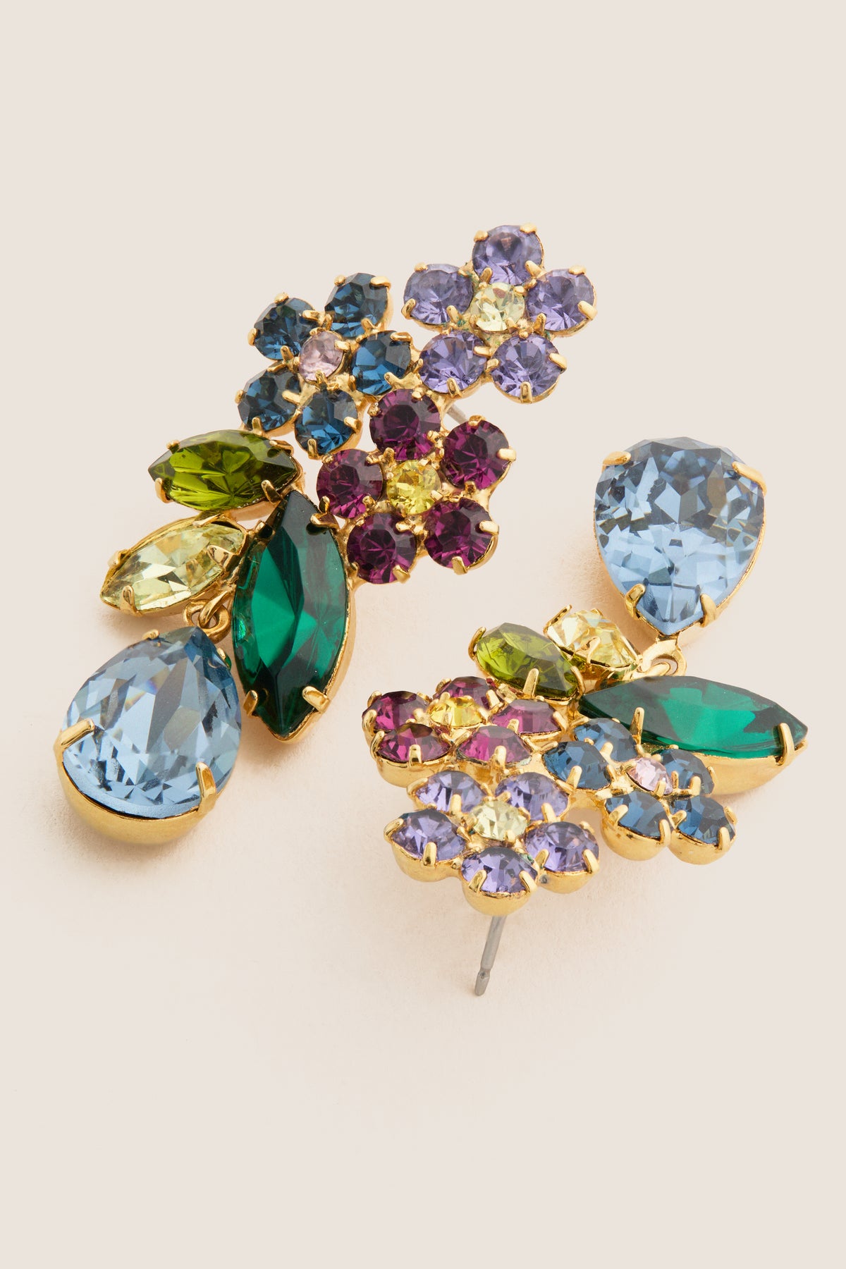 Peacock Bouquet Earrings